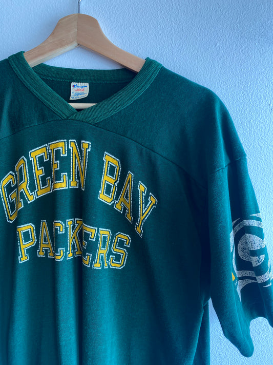 Vintage 1970’s Green Bay Packers Champion Jersey T-Shirt