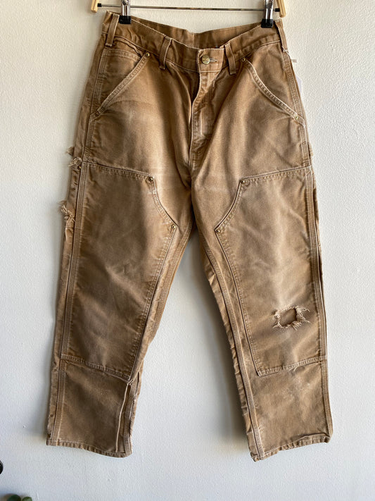 Vintage 2000’s Carhartt Twill Canvas Double Knee Work Pants