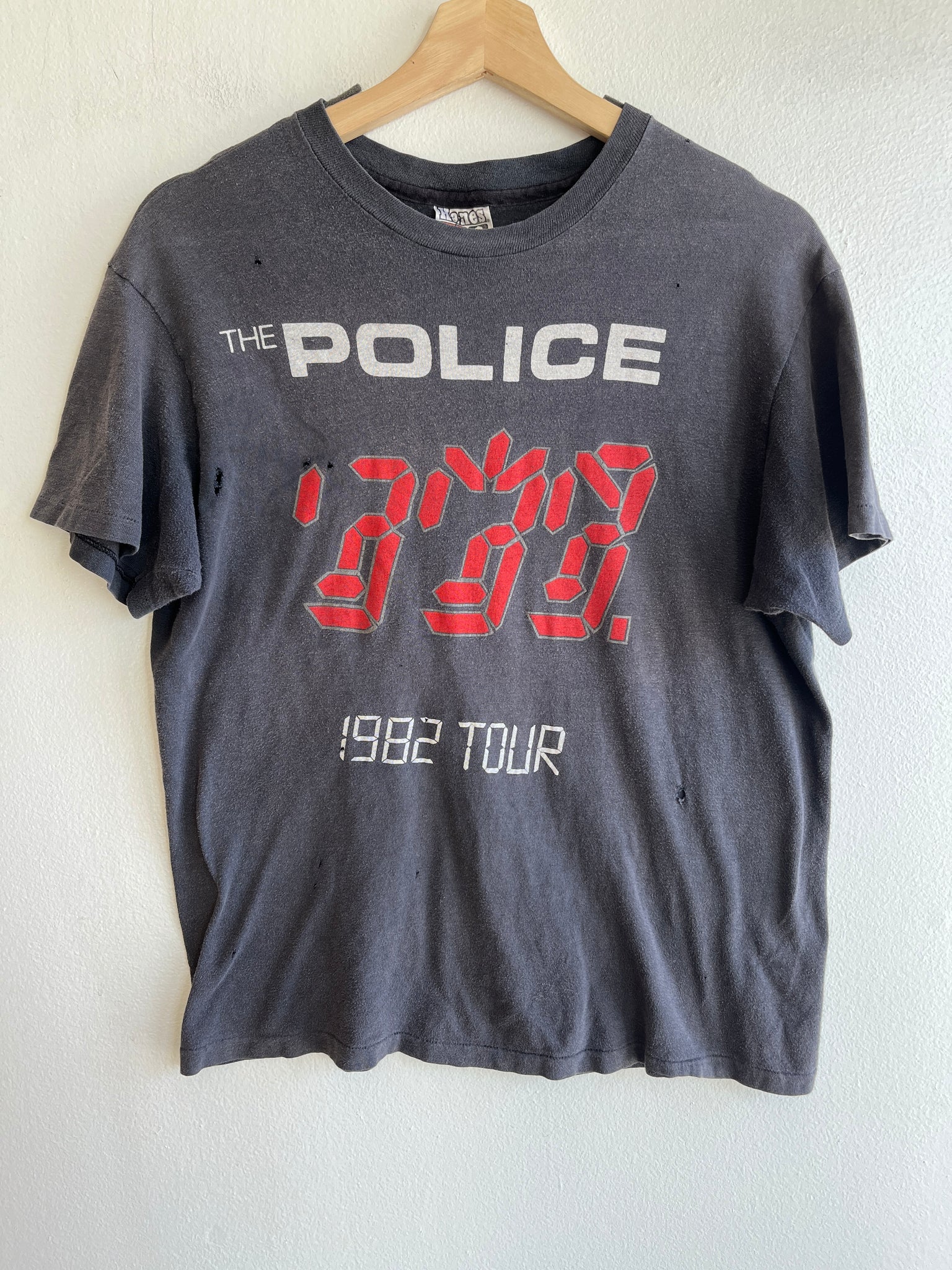Police Merch Vintage 1982 The Police Tour T-Shirt – La Lovely Vintage