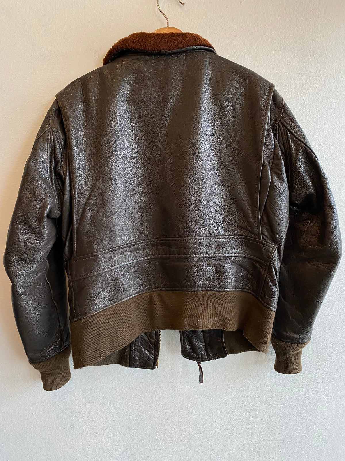 Vintage 1950’s Air Force G-1 Leather bomber jacket