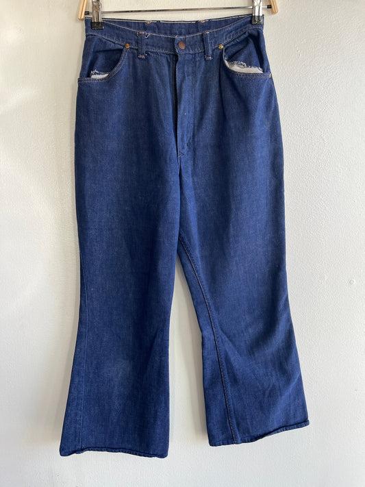 Vintage 1970’s Wrangler Flared Denim Jeans