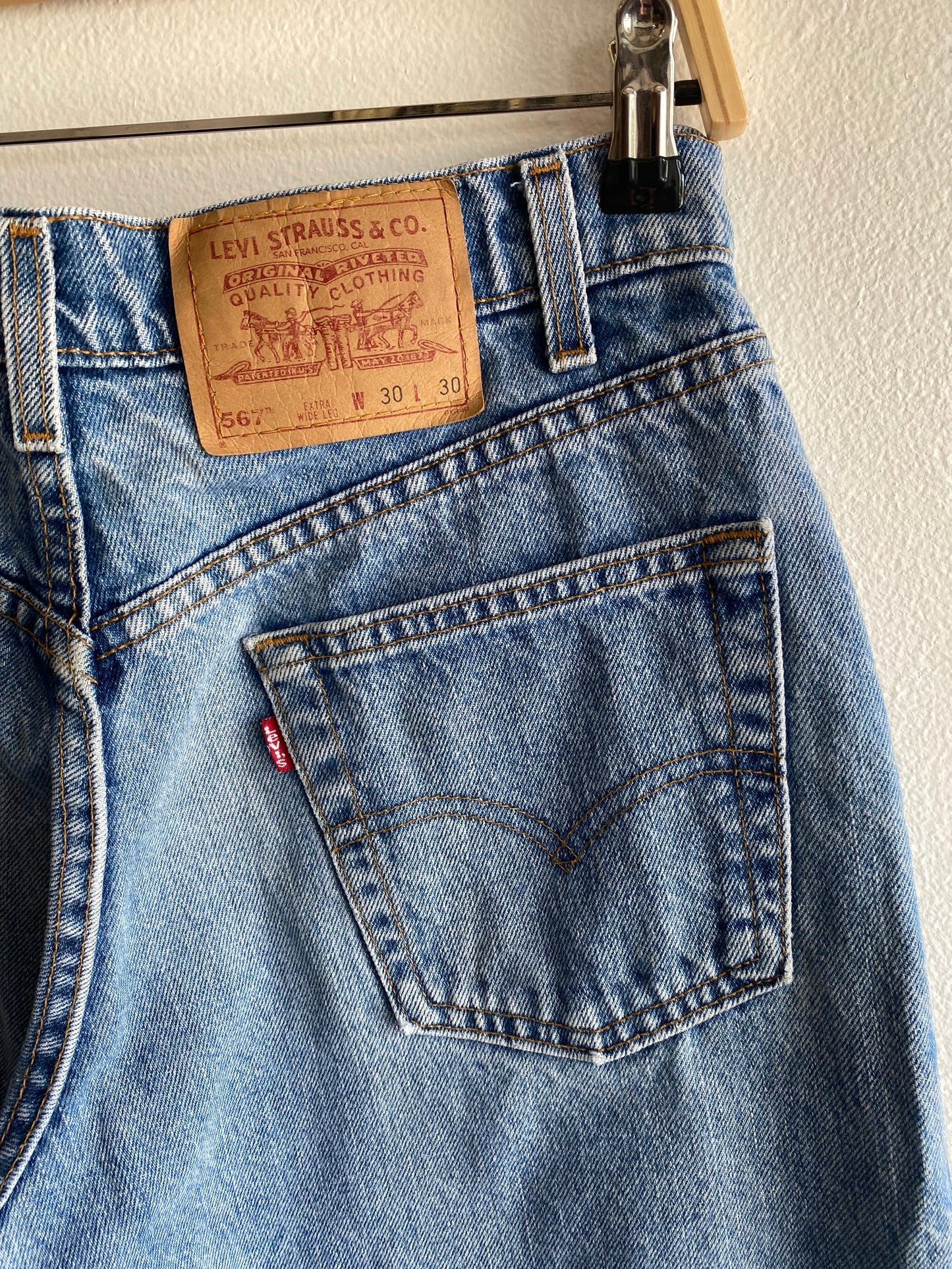 Vintage 1990’s Levi’s 567 Denim Jeans