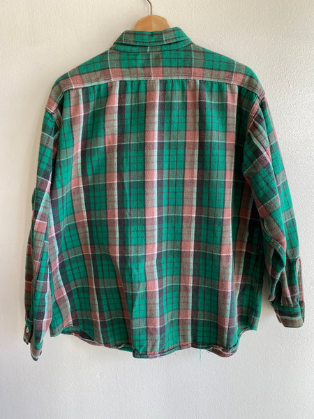 Vintage 1950’s P-N-H Cotton Flannel Button-Up Shirt