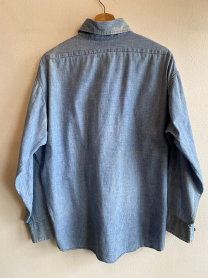 Vintage 1960/70’s Levi’s "Big E" Chambray Button-Up Shirt