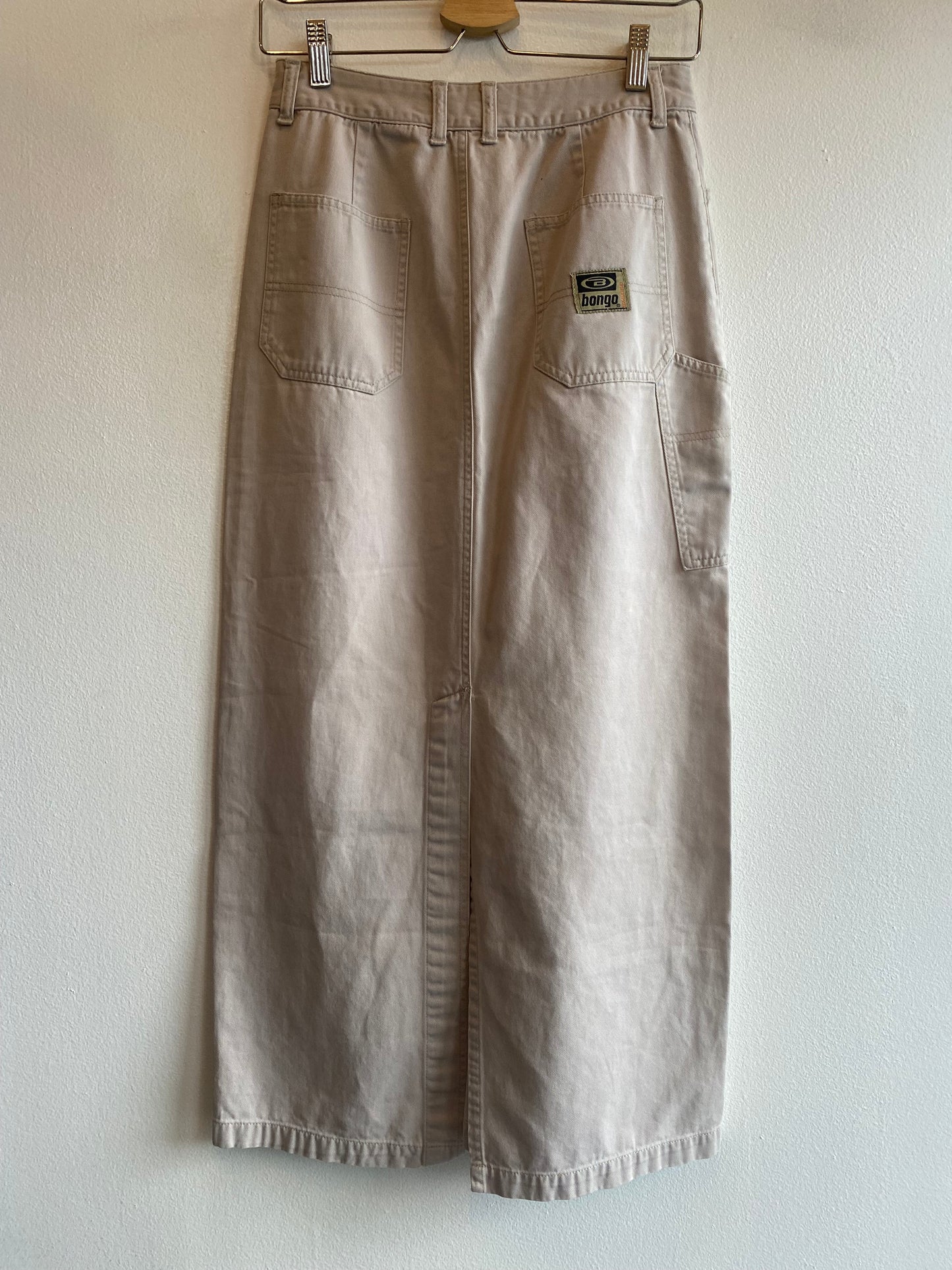 Vintage Y2K Tan Bongo Maxi Skirt