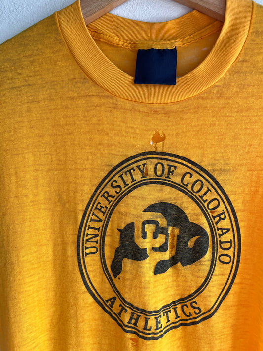 Vintage 1980’s Thrashed University of Colorado T-Shirt