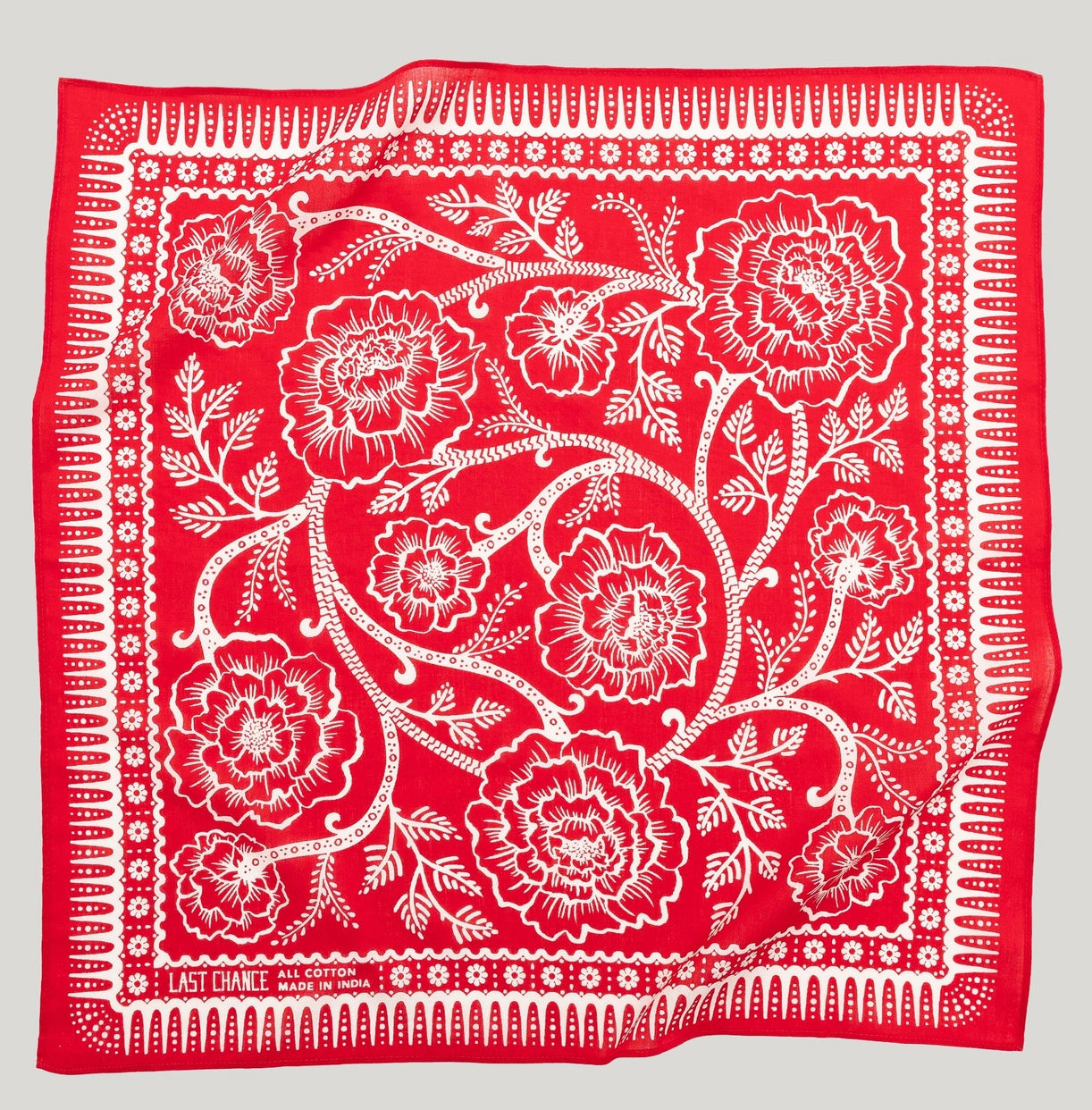 Last Chance Textiles - Cotton Bandana - La Lovely Vintage 
