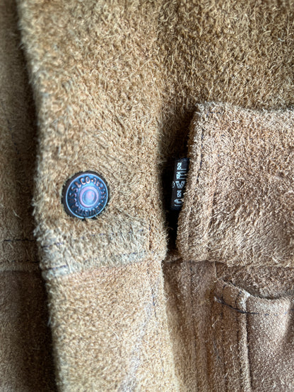 Vintage 1970’s Levi’s “Big E” Suede Trucker Jacket