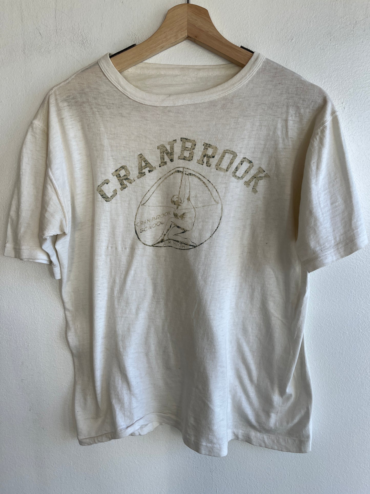 Vintage 1940’s Cranbrook School T-Shirt