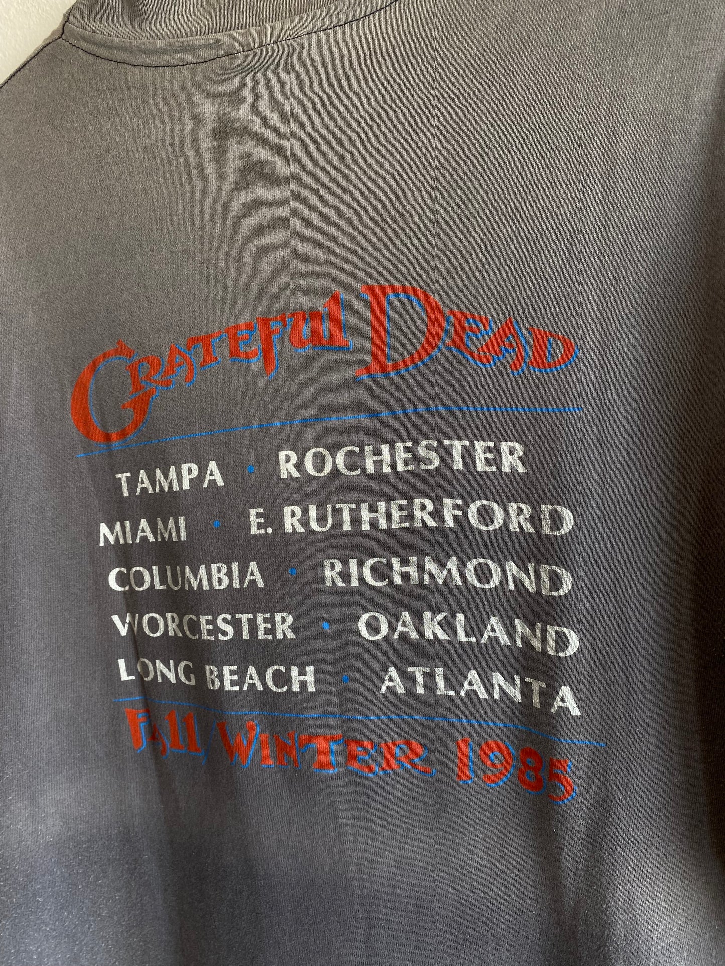 Vintage 1985 Grateful Dead Fall Tour T-Shirt