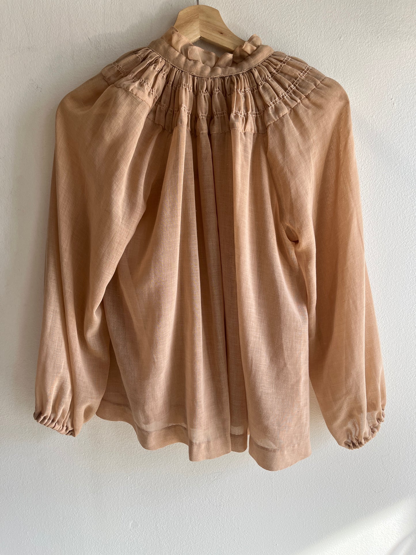 Vintage 1970’s Linen Blouse - La Lovely Vintage 