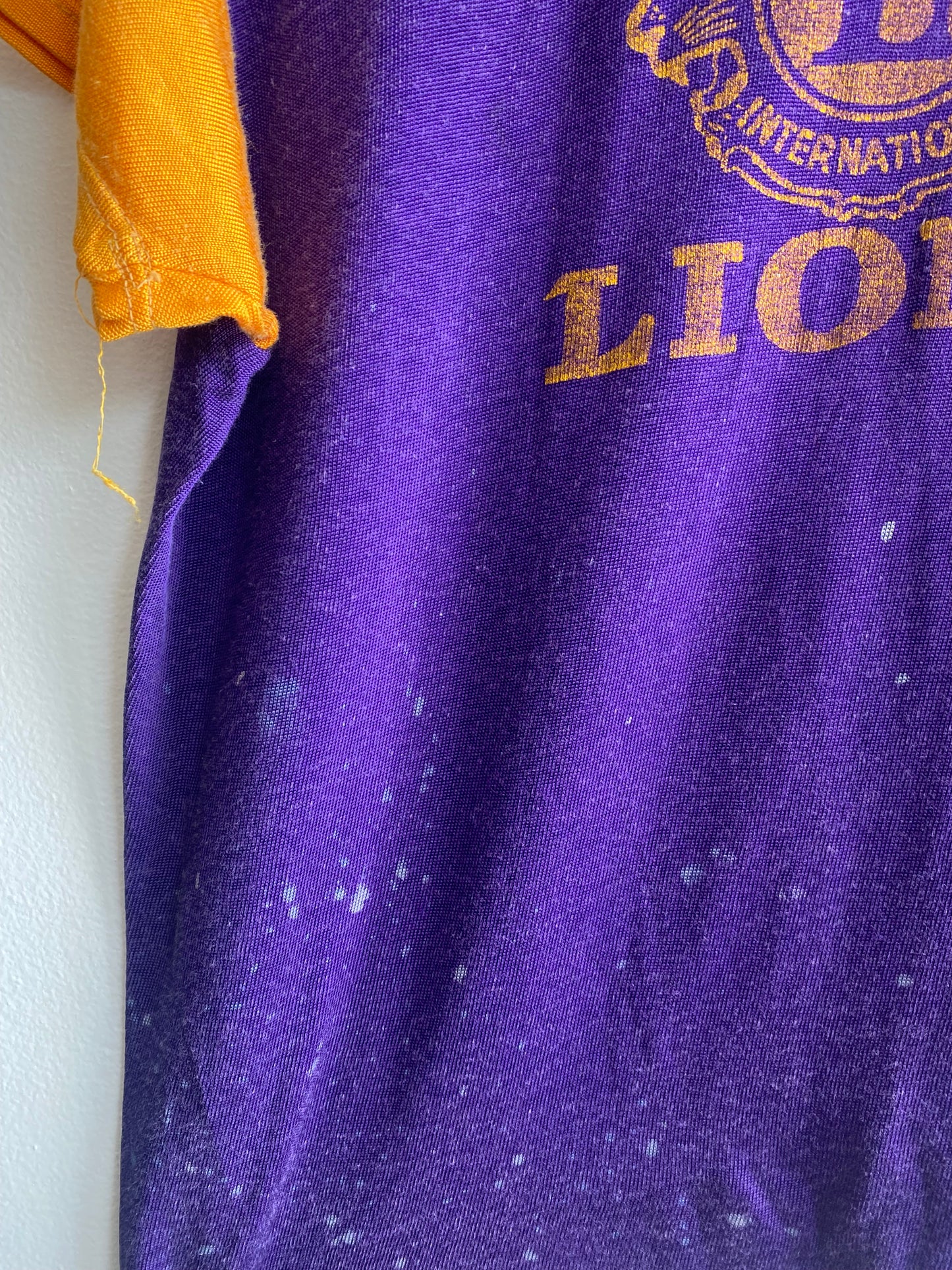 Vintage 1950’s Burlington Lions Durene Jersey T-Shirt