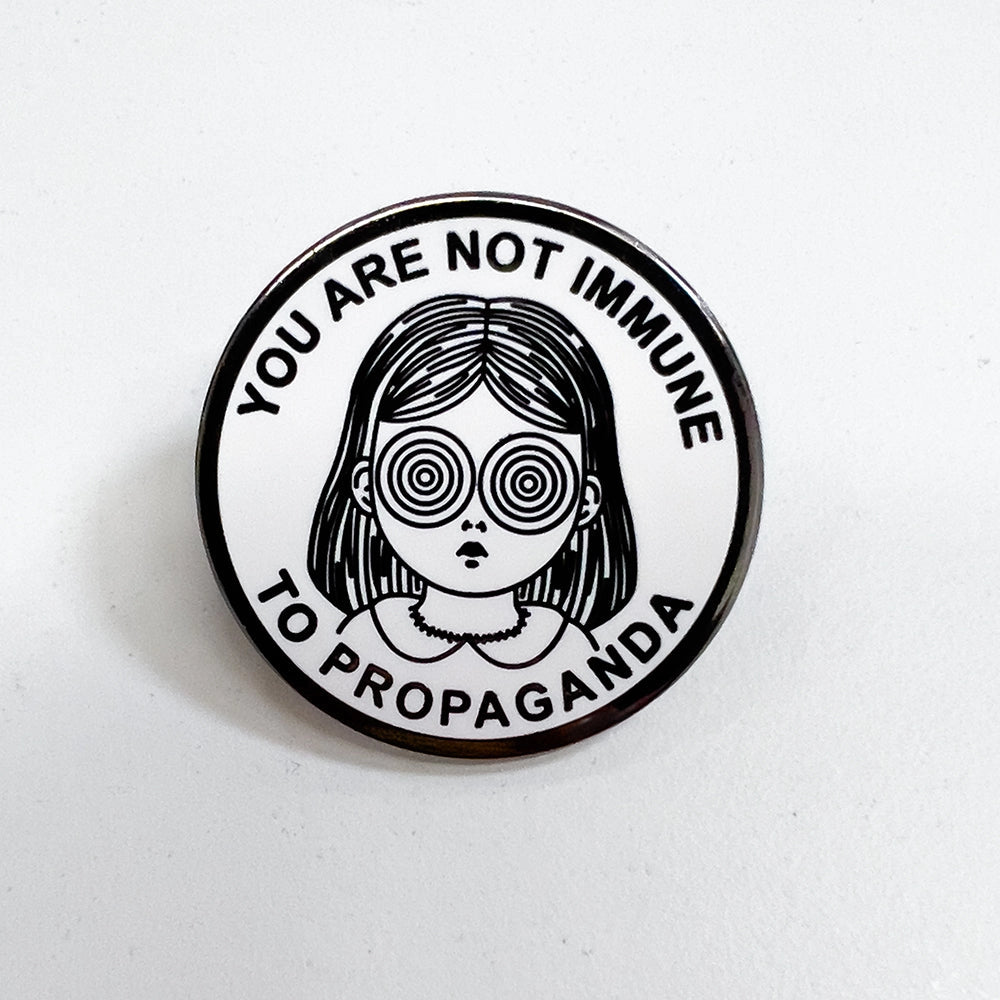 Strike Gently - Enamel Pin - La Lovely Vintage 