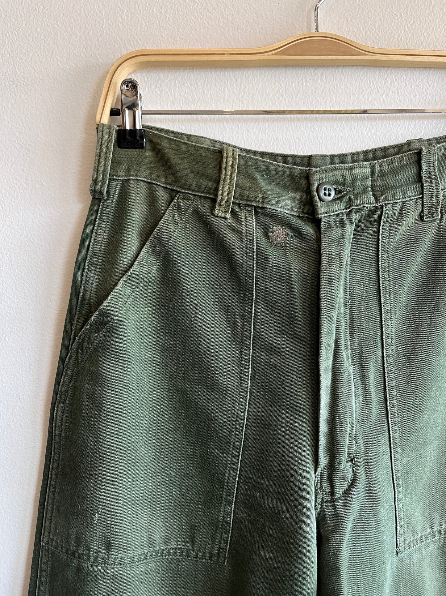 Vintage 1960/70’s OG-107 Military Fatigue Trousers - La Lovely Vintage 