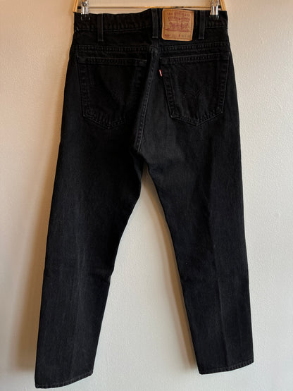 Vintage 1990’s Levi’s 505 Black Denim Jeans