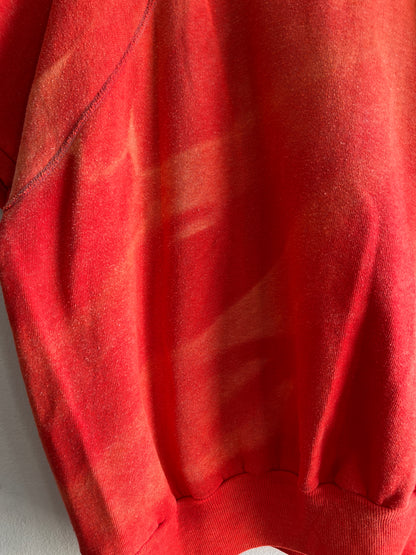 Vintage 1970’s Sunfaded Red Short-Sleeved Sweatshirt