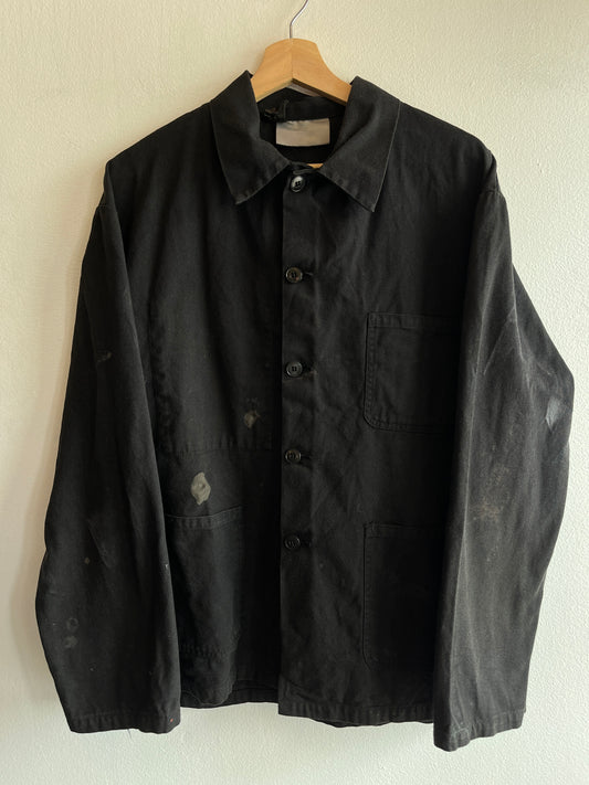 Vintage 1980’s Black French Chore Jacket