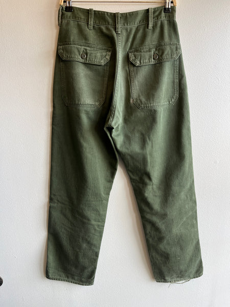 Vintage 1960/70’s OG-107 Military Fatigue Trousers - La Lovely Vintage 