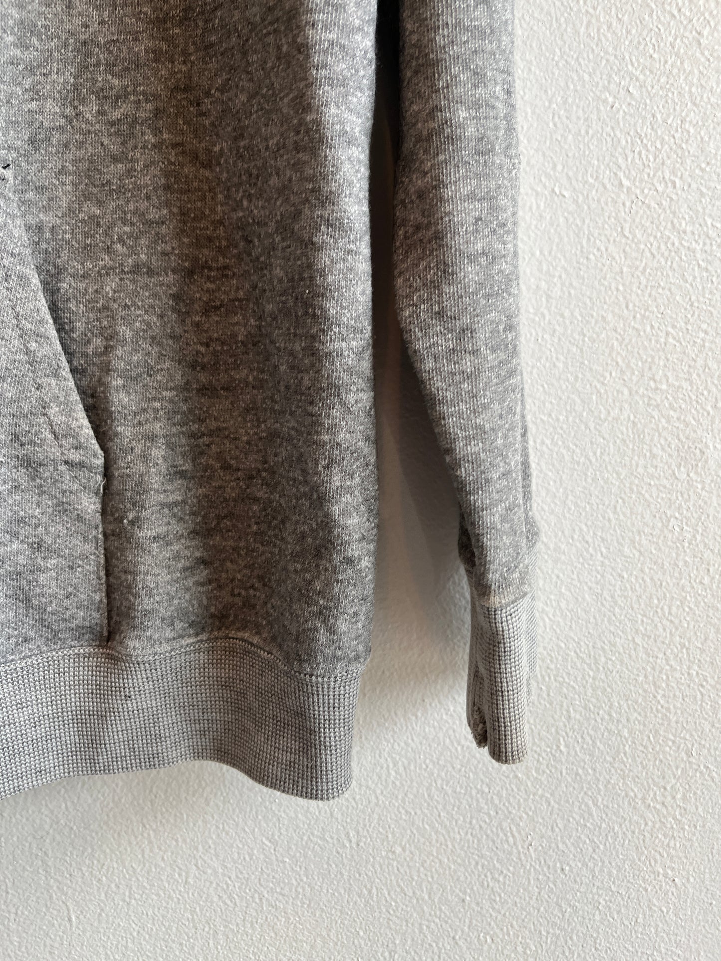 Vintage 1970’s Heather Grey Hooded Sweatshirt - La Lovely Vintage 