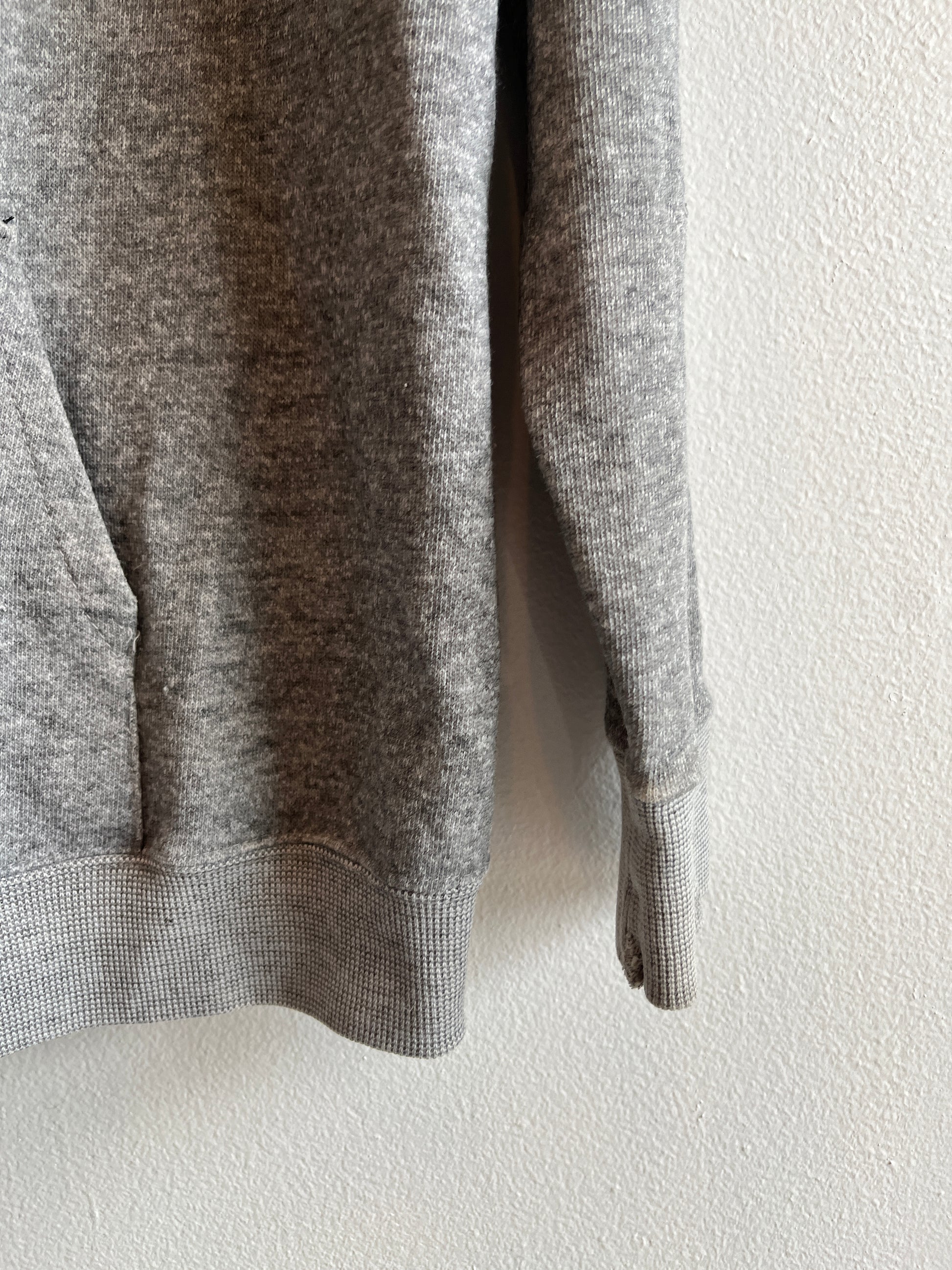 Vintage 1970’s Heather Grey Hooded Sweatshirt - La Lovely Vintage 