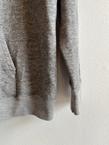 Vintage 1970’s Heather Grey Hooded Sweatshirt - La Lovely Vintage 