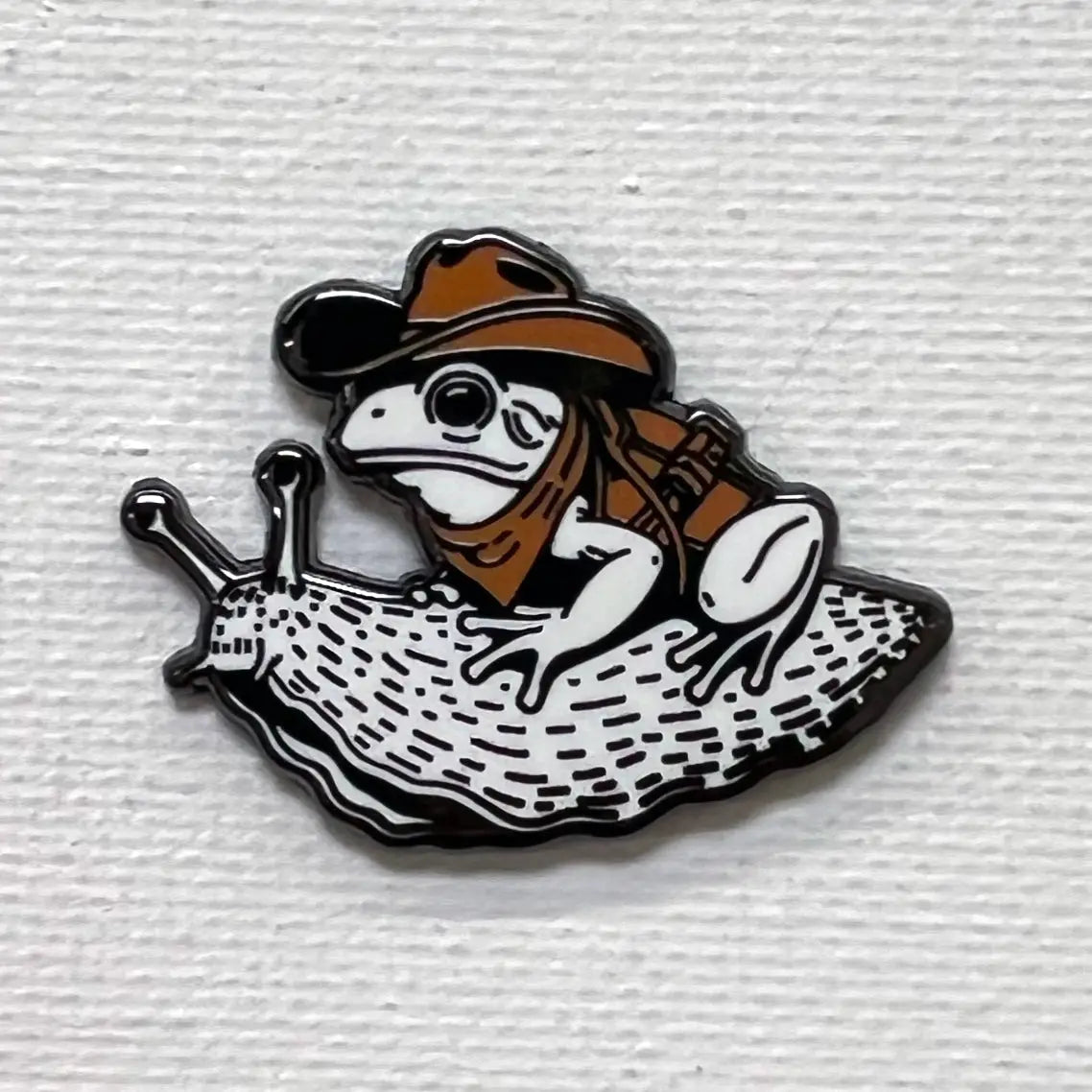 Strike Gently - Enamel Pin - La Lovely Vintage 
