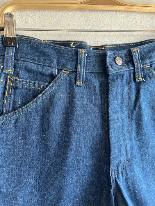 Vintage 1970’s Unbranded Denim Shorts - La Lovely Vintage 