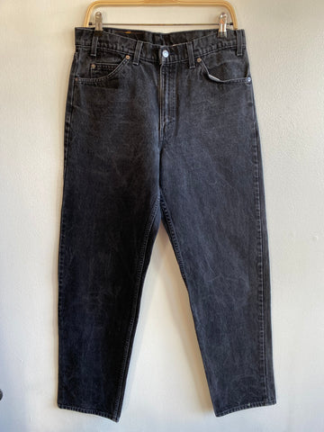 Vintage 1980’s Levi’s 550 Black Denim Jeans