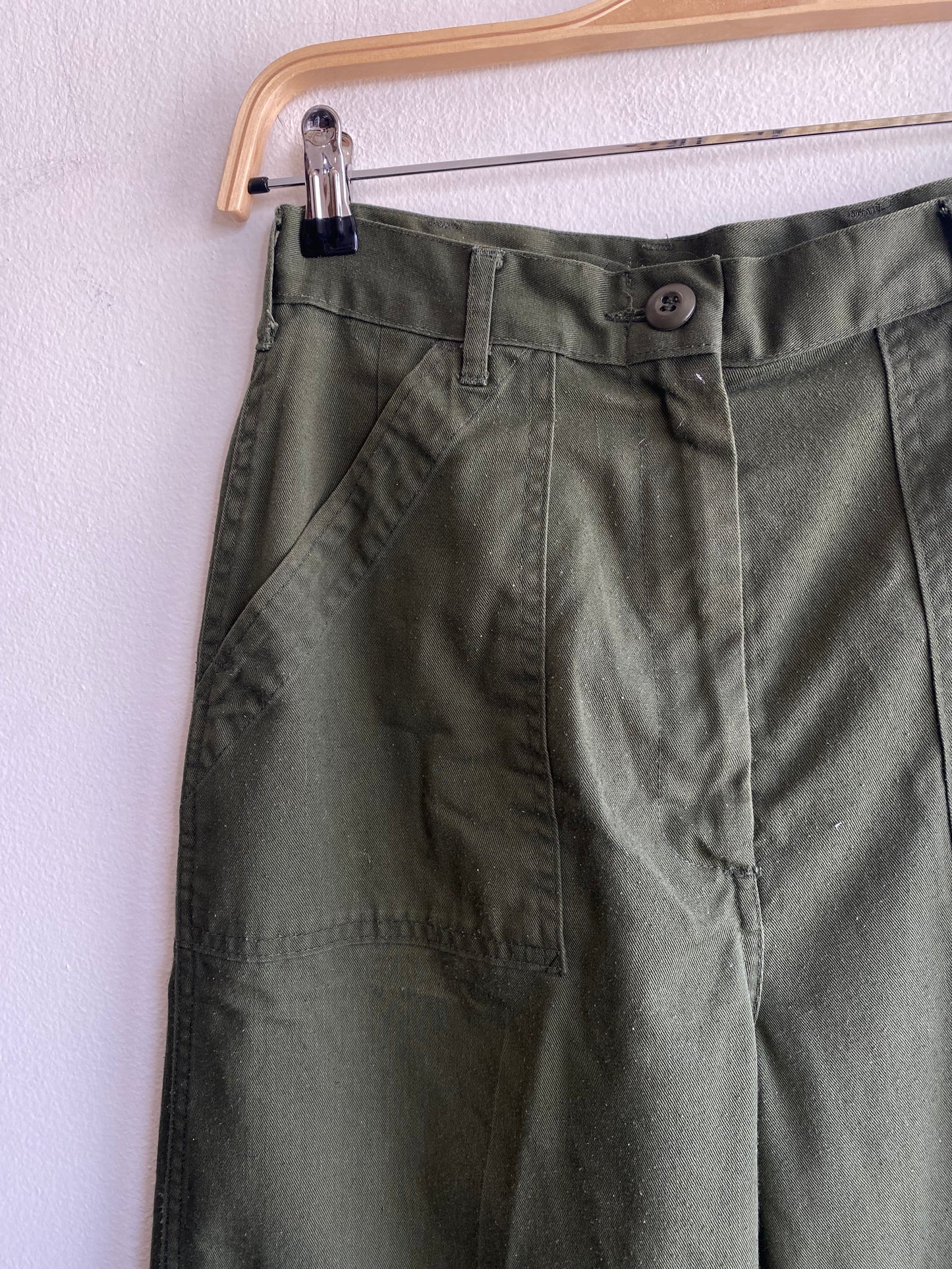 Vintage 1970’s OG-507 Women’s Military Fatigue Trousers - La Lovely Vintage 