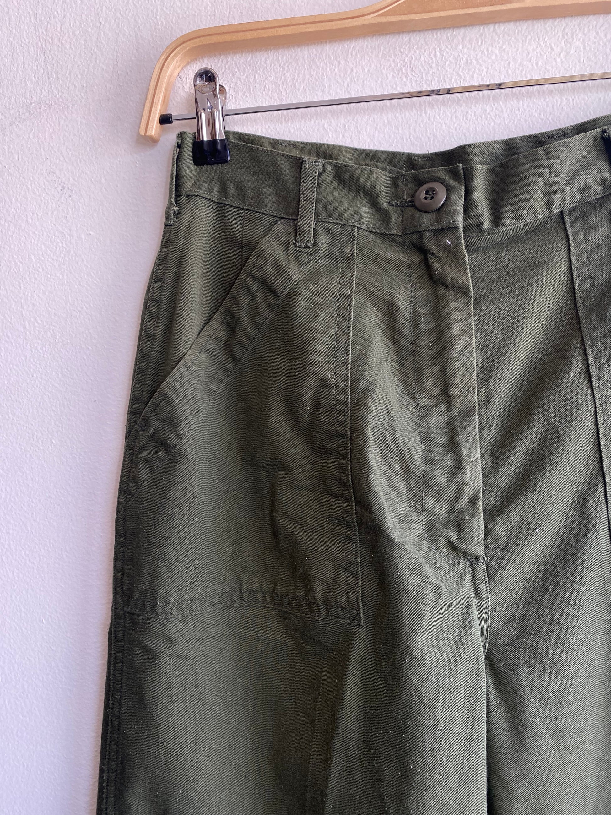 Vintage 1970’s OG-507 Women’s Military Fatigue Trousers - La Lovely Vintage 