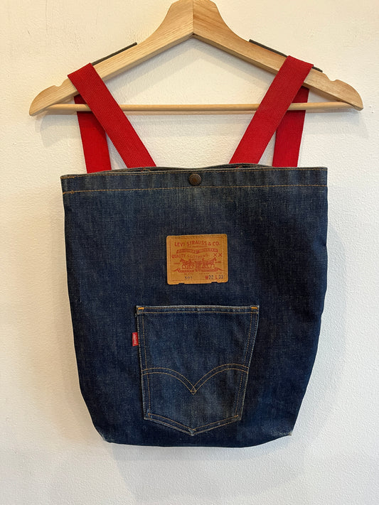 Vintage 1960/1970’s Levi’s “Big E” Denim Backpack