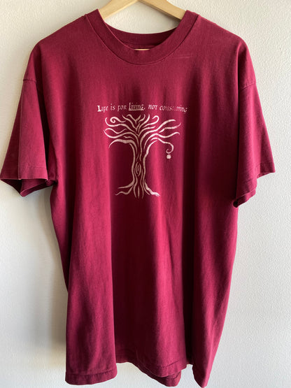 Vintage 1990's "Life is for Living" T-Shirt