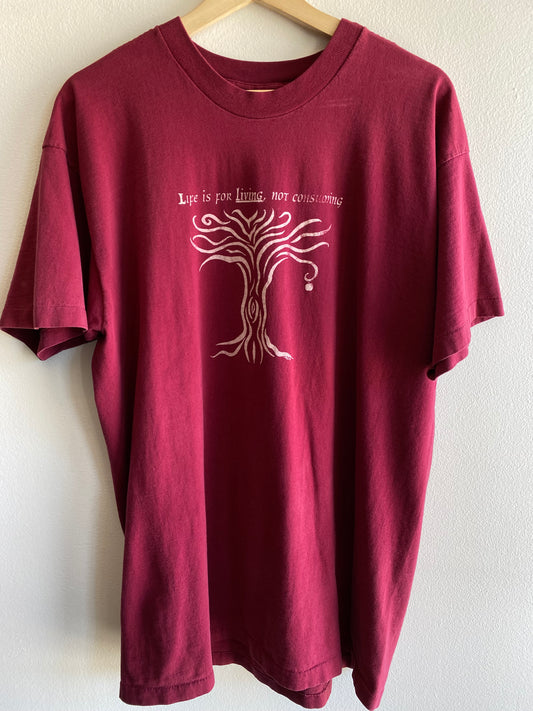 Vintage 1990's "Life is for Living" T-Shirt