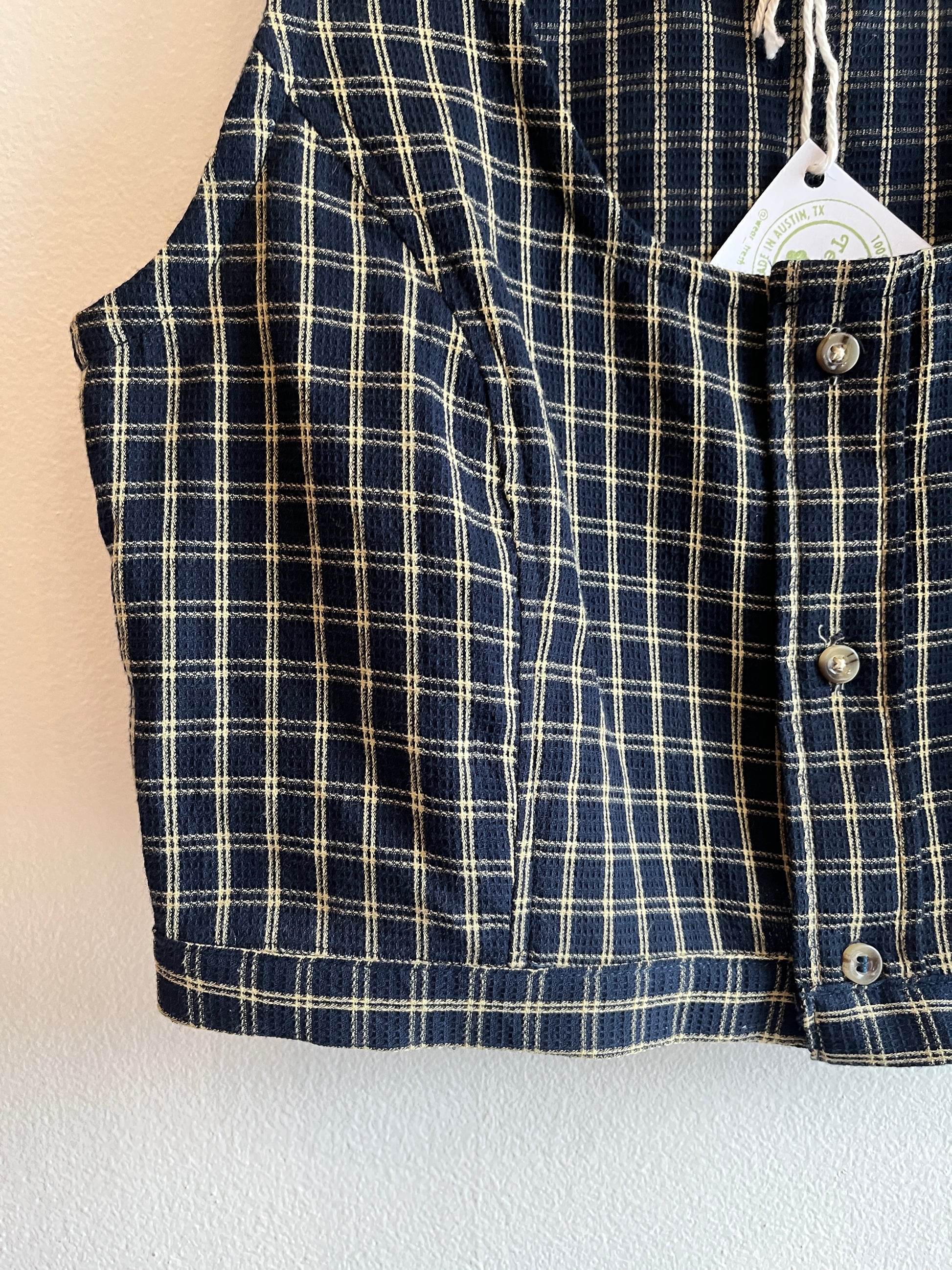 Trash Textiles - Handmade Vintage Tablecloth Blouse - La Lovely Vintage 