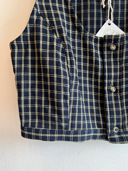 Trash Textiles - Handmade Vintage Tablecloth Blouse - La Lovely Vintage 