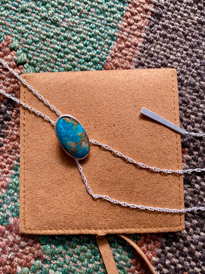 Sarah Safavi Jewelry - Silver Bolo Tie Necklace - La Lovely Vintage 