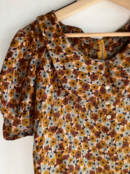 Vintage 1970’s Abstract Floral Blouse - La Lovely Vintage 