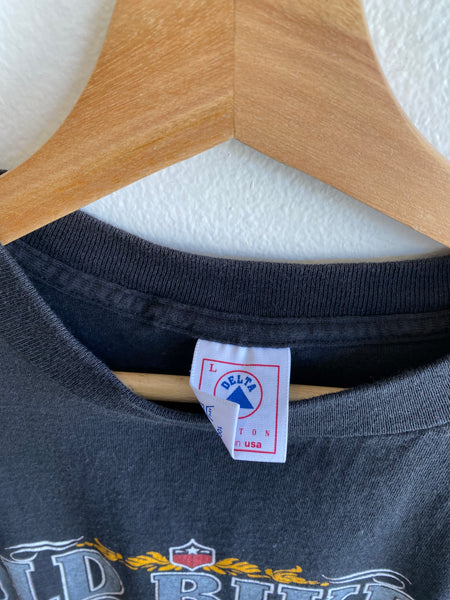 Vintage 1994 “Old Bikes and Good Whiskey” T-Shirt - La Lovely Vintage 