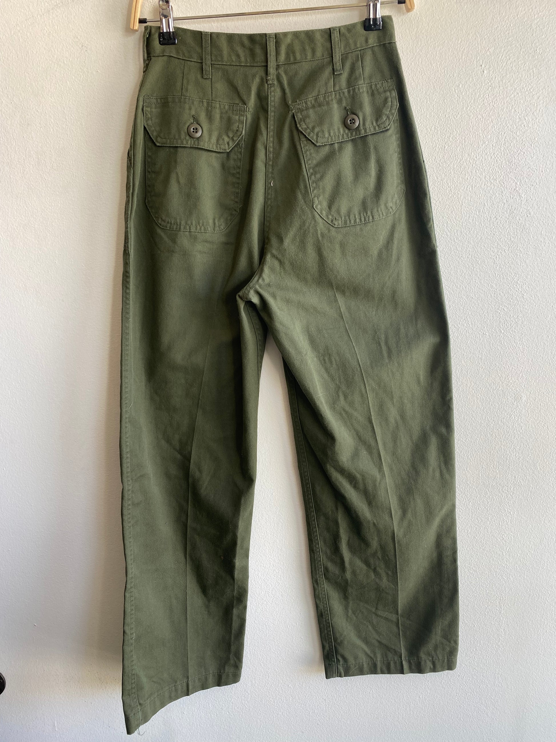 Vintage 1970’s OG-507 Women’s Military Fatigue Trousers - La Lovely Vintage 