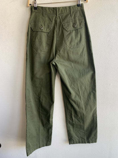 Vintage 1970’s OG-507 Women’s Military Fatigue Trousers - La Lovely Vintage 