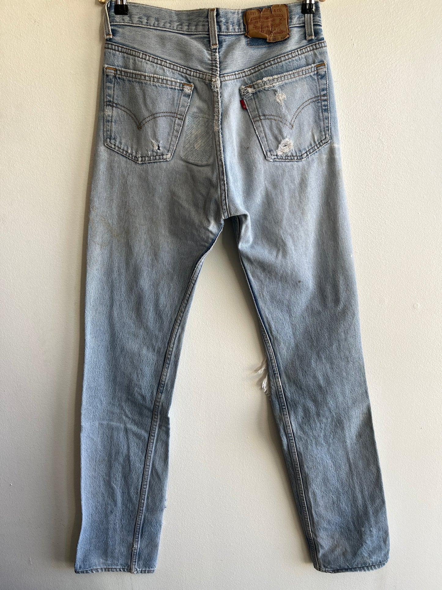 Vintage 1990’s Levis Thrashed 501 Denim Jeans