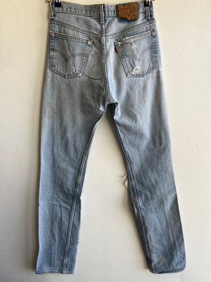 Vintage 1990’s Levis Thrashed 501 Denim Jeans