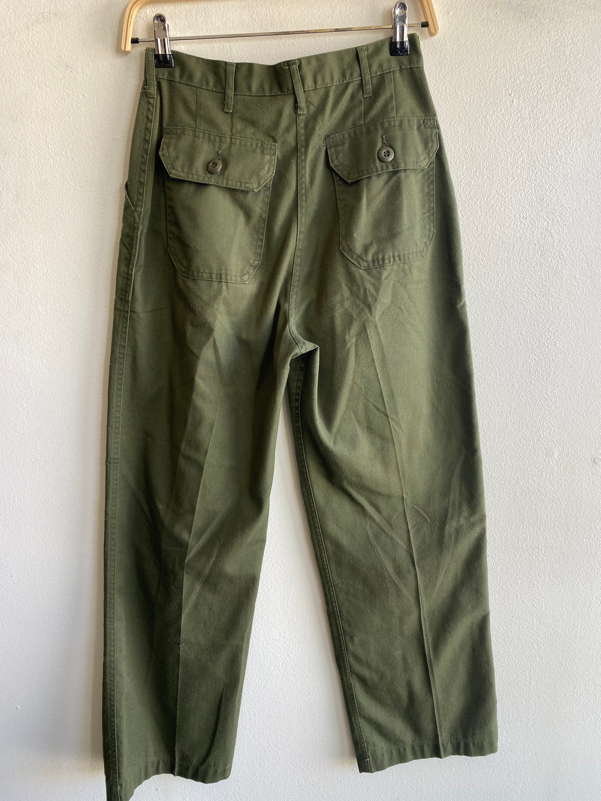 Vintage 1970’s OG-507 Women’s Military Fatigue Trousers - La Lovely Vintage 