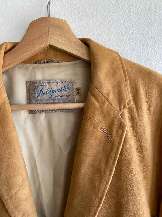Vintage 1950/60’s Fieldmaster Suede Blazer Coat