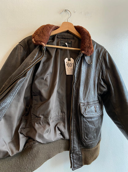 Vintage 1950’s Air Force G-1 Leather bomber jacket