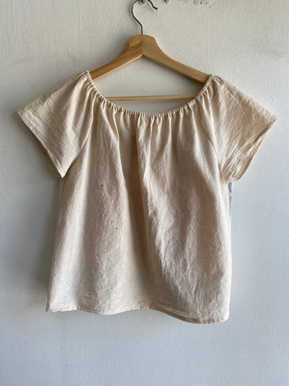 Trash Textiles - Handmade Antique Feedsack Blouse/Shirt