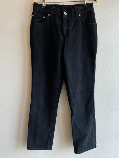 Vintage 1990’s Levi’s Silver Tab Black Denim Jeans - La Lovely Vintage 