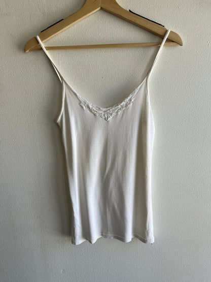 Vintage 1970’s Knit Lace Tank-Top