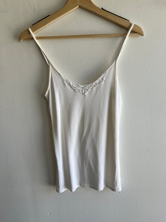 Vintage 1970’s Knit Lace Tank-Top