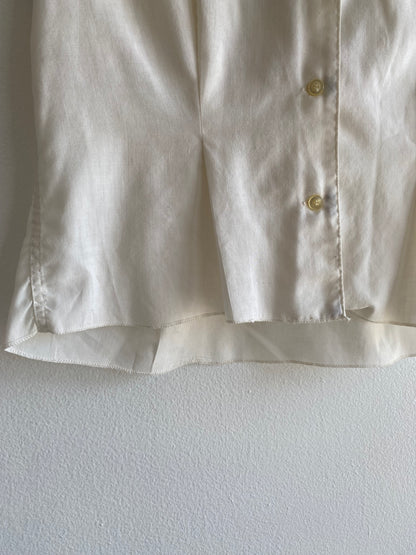 Vintage 1950/60’s “Citizens State Bank” Sleeveless Button-Up Shirt